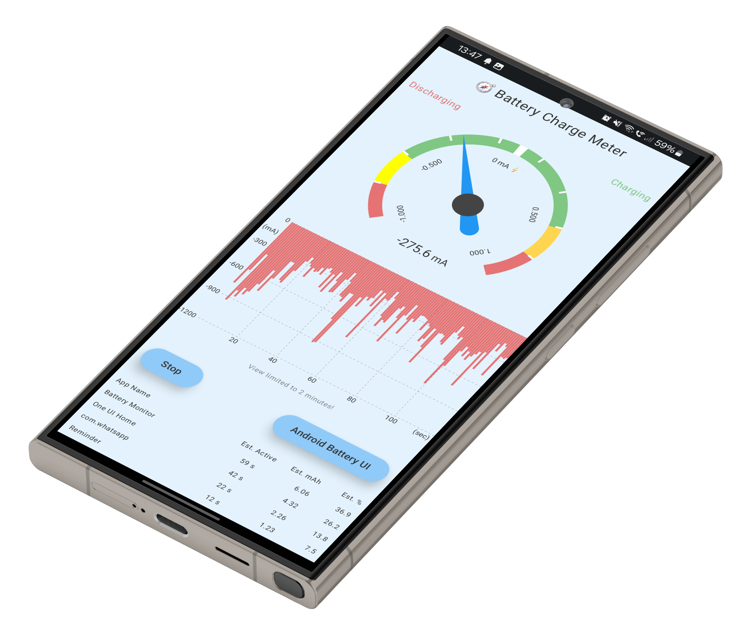 Charge meter screenshot